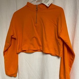 Asos crop long sleeve top